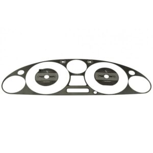 Engraved Instrument Cluster Bezel, Black Brushed Stainless Steel for NB/MK2 NA Miata MX-5