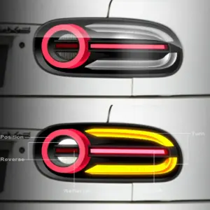 Sequential LED Tail Lights V2 for Mazda Miata NB (1999–2005)