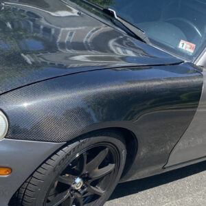 Miata NB Front Fenders – Carbon Fiber & Fiberglass Replacements