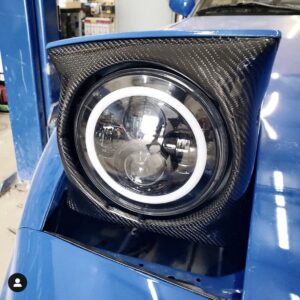 Miata NA LED Halo Ring Kit with Phone App Control by CarbonMiata