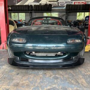 Miata NA Front Splitter for GV Lip – High-Quality Fiberglass & Carbon Fiber by CarbonMiata
