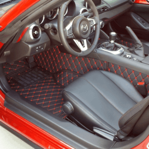 Quilted Floor Mats for ND Miata MX-5 (Premade Material, Set of 2)