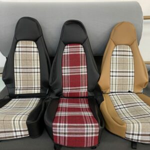 Vintage Racing Plaid Tartan Seat Covers For Miata NC/Mk3 (Set of 2)