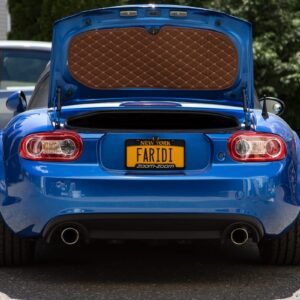 Quilted Trunk Underside Liner for Miata NC – Premium Leather/Rubber Combo
