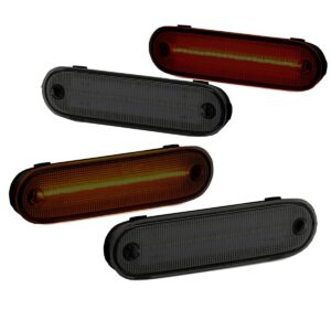 Miata NA & NB LED Side Marker Lights (Smoked) – 4-Piece Set