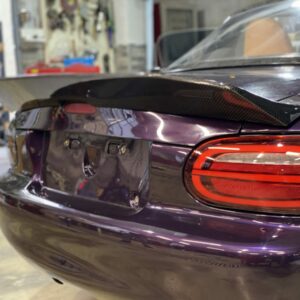 Long-Tail Trunk Spoiler for Miata MX-5 NB & NBFL – Carbon Fiber & Fiberglass