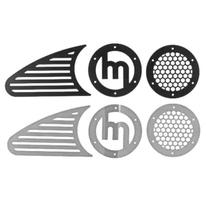 Miata NA Speaker Covers – Durable Stainless Steel & Sleek Matte Black Finish