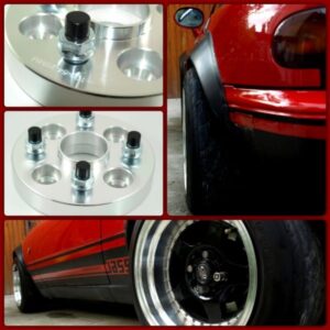 2x Hub Centric Bolt On Spacers for NA & NB/NBFL (Set of 2)