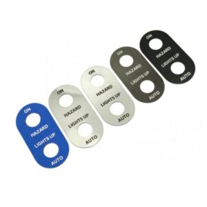 Vintage Style Hazard & Popup Light Switch Face Plate for NA Miata