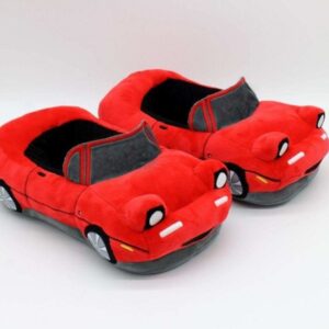 Miata Plush Slippers with Stiff Sole – Luxury Indoor Comfort!