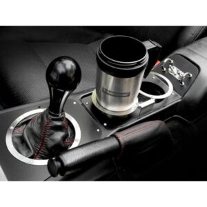 Stainless Cupholder Surround With Vintage Toggle El. Window Switches for NA/MK1 Miata MX-5