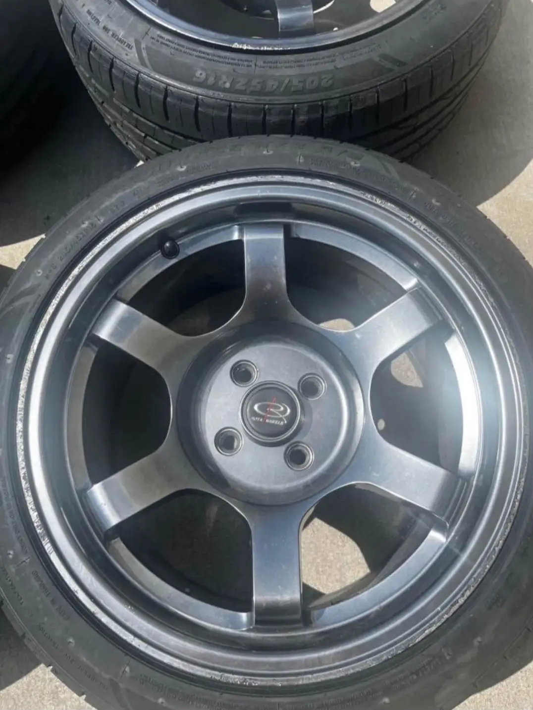 Rota Grid 16x8 +20 4x100 Wheels with 205/45R16 Tires